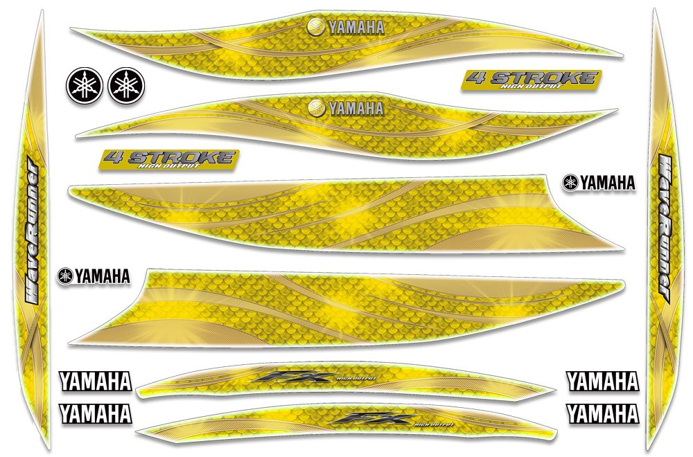 Yamaha WaveRunner FX 160 HO Accent Graphics
