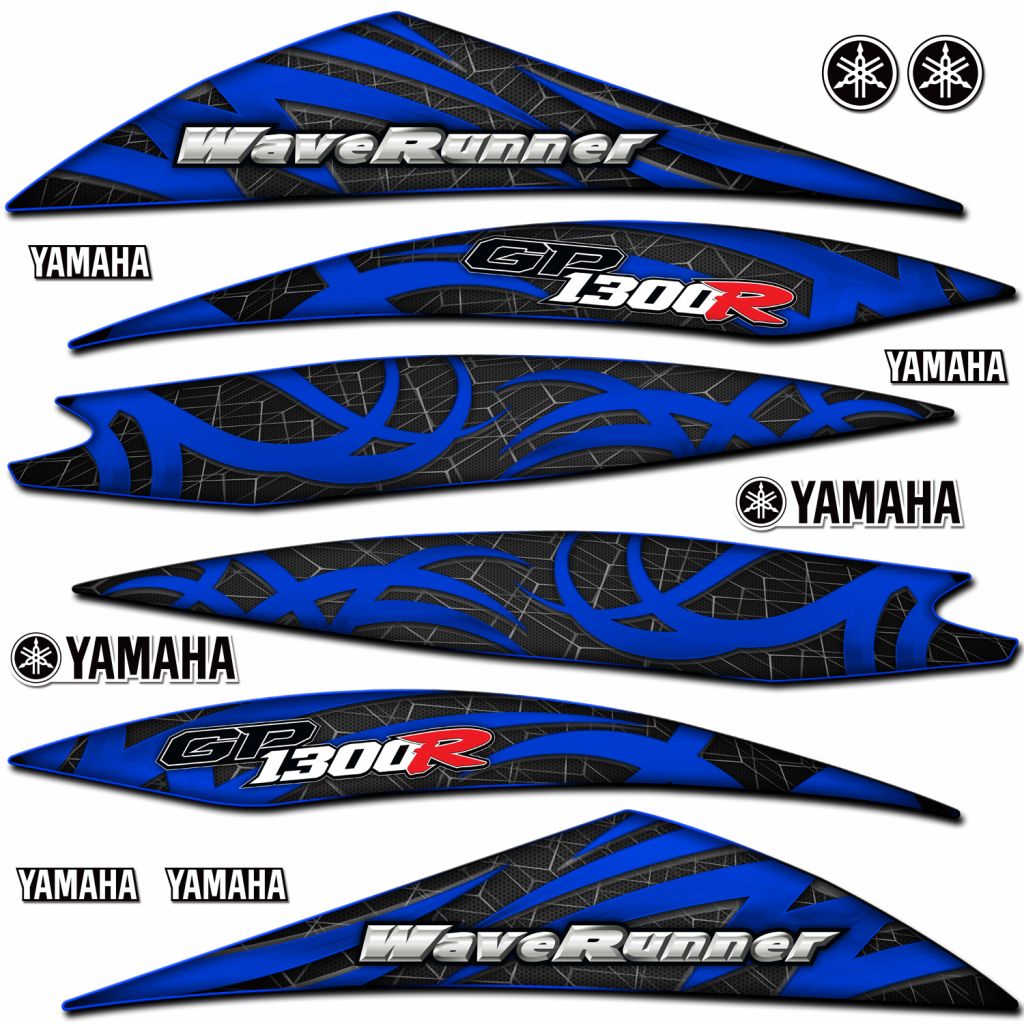 Yamaha WaveRunner GP 1300R Accent Graphics (2006-2007)