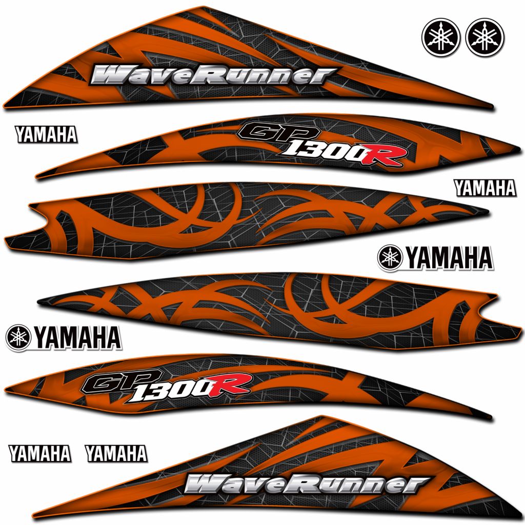 Yamaha WaveRunner GP 1300R Accent Graphics (2006-2007)