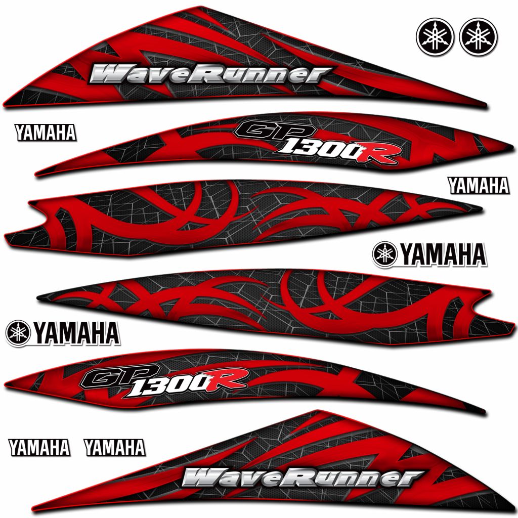 Yamaha WaveRunner GP 1300R Accent Graphics (2006-2007)