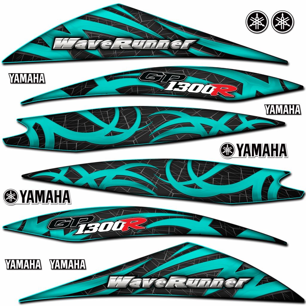 Yamaha WaveRunner GP 1300R Accent Graphics (2006-2007)