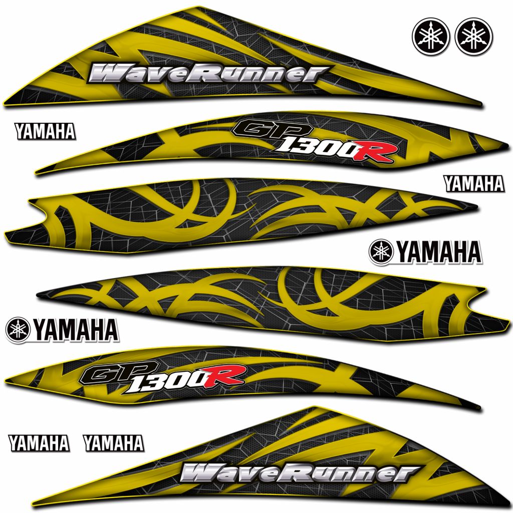Yamaha WaveRunner GP 1300R Accent Graphics (2006-2007)