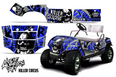 Killer Circus - Silver Background BLUE design