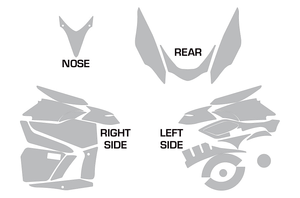 Yamaha Phazer RTX, GT (2007-2016) Snowmobile Graphics