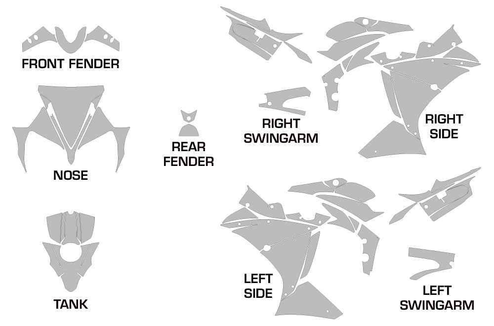 Yamaha R1 Graphics (2010-2013)
