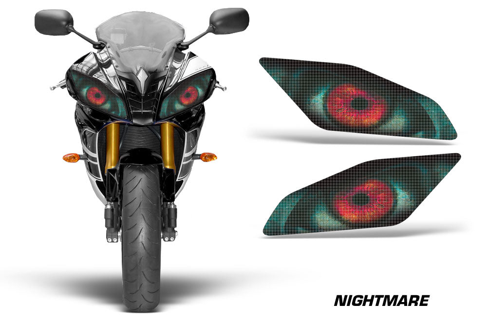Yzf R6 Graphics Yamaha YFZ R6 2006-2016 Headlight Graphics - Invision Artworks ...