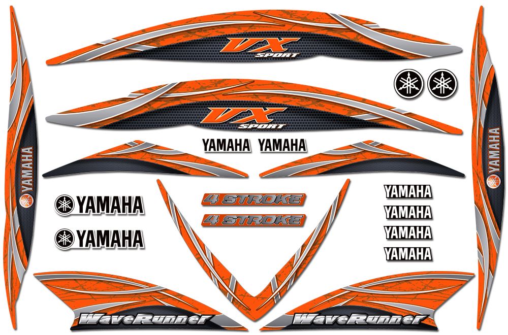 Yamaha WaveRunner VX Sport 110 Accent Graphics