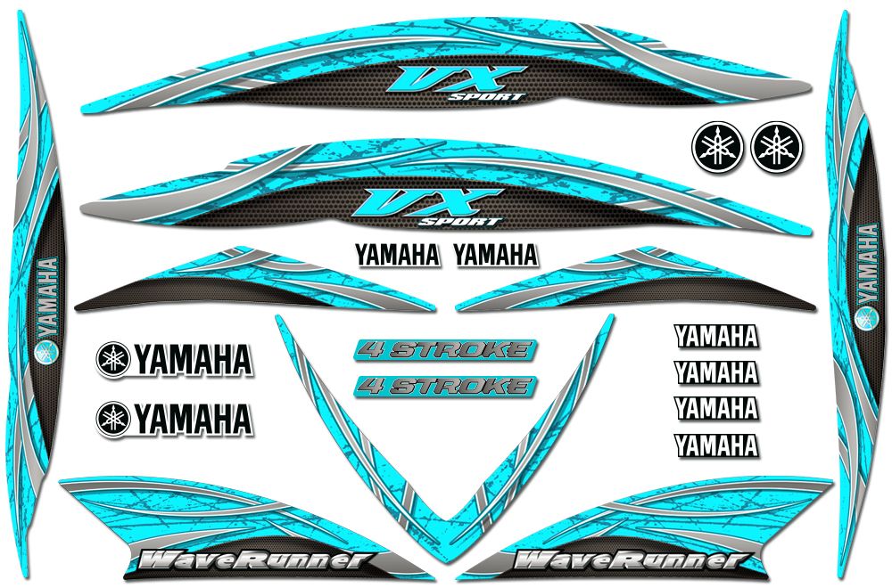Yamaha WaveRunner VX Sport 110 Accent Graphics