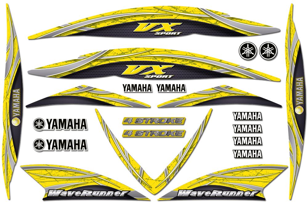 Yamaha WaveRunner VX Sport 110 Accent Graphics