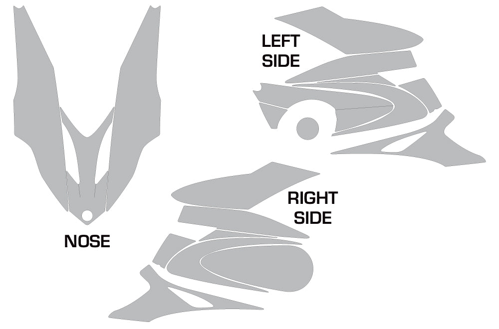 Yamaha Vector RS Snowmobile Graphics (2012-2016)