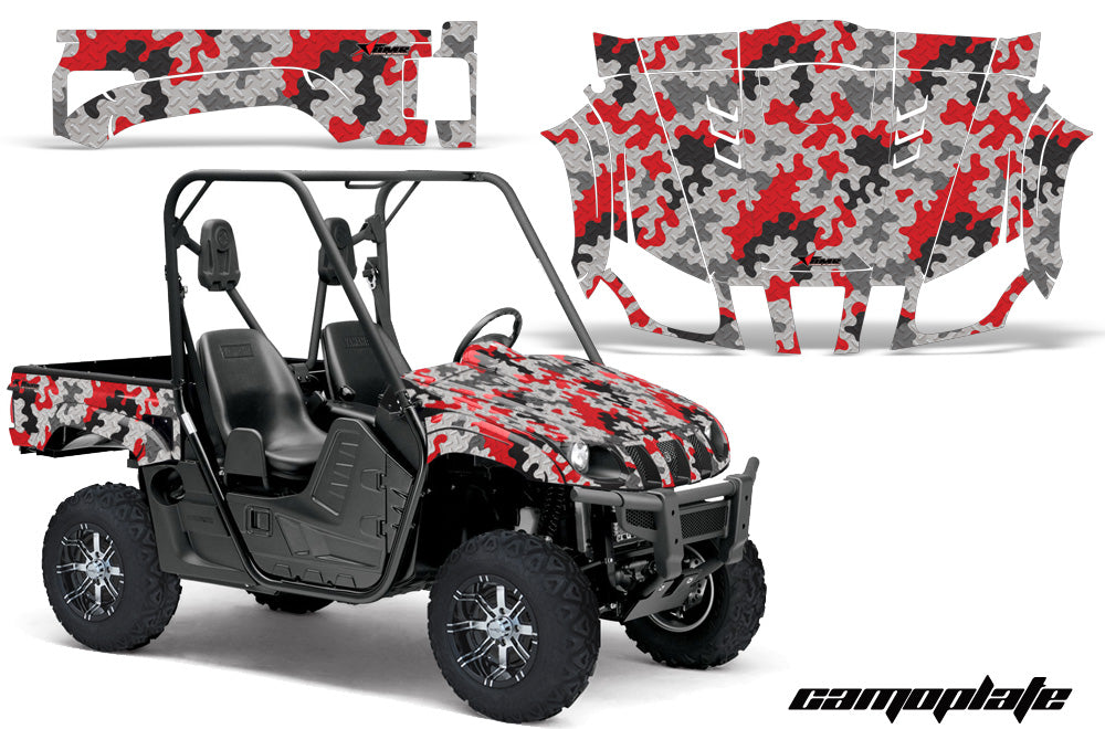 Camo Plate - RED design