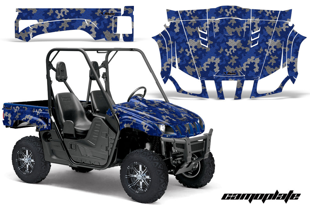 Camo Plate - BLUE design