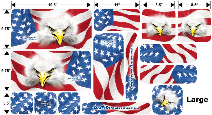 LARGE Measurements ATV Graphics