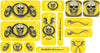 Yellow Design Color Universal Sticker Sets - ATV Graphics
