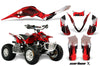 Carbon X - Red Design ATV Graphics
