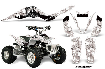 Reaper - White Design ATV Graphics
