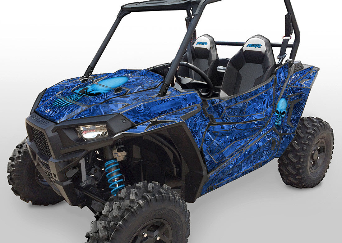 Arsenal - Blue Background with VooDoo Blue Skulls