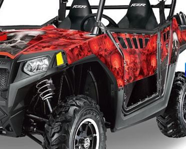 Bone Collector in Red Background on a RZR800