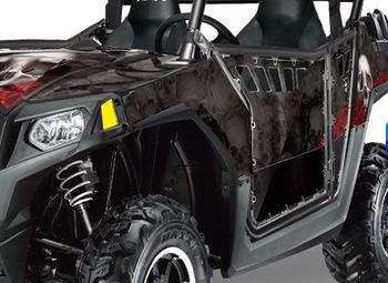 Bone Collector in Black Background on a RZR800 2011