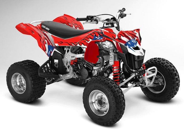 Blaze of Glory in Red Background