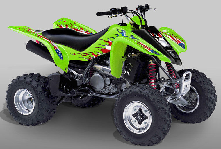 Blaze of Glory - Bright Green Background