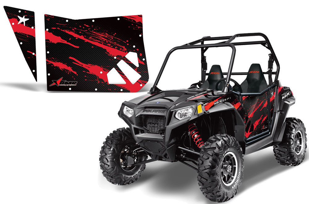 Carbon Fiber Red on a RZR800