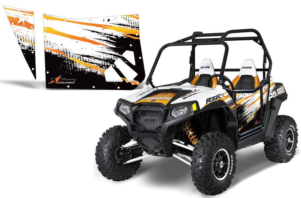 White/Orange on a RZR800