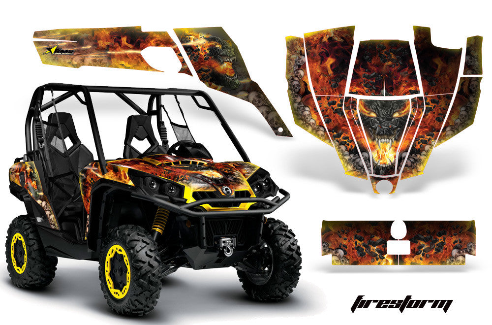 Firestorm - Yellow Background