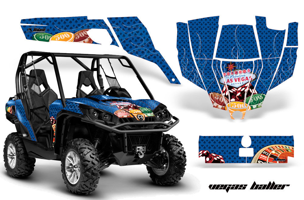 Vegas Baller - Blue Background