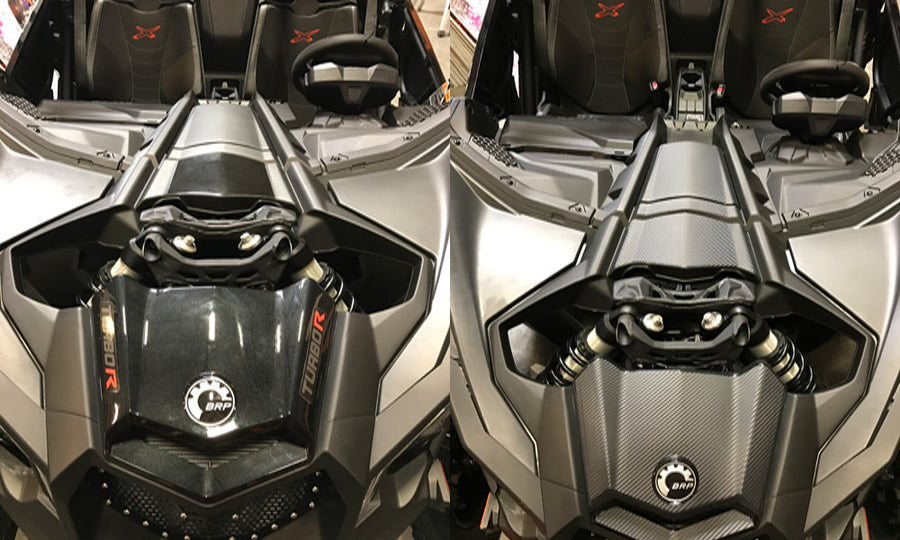 Before & After with 3M Di-noc Carbon Fiber