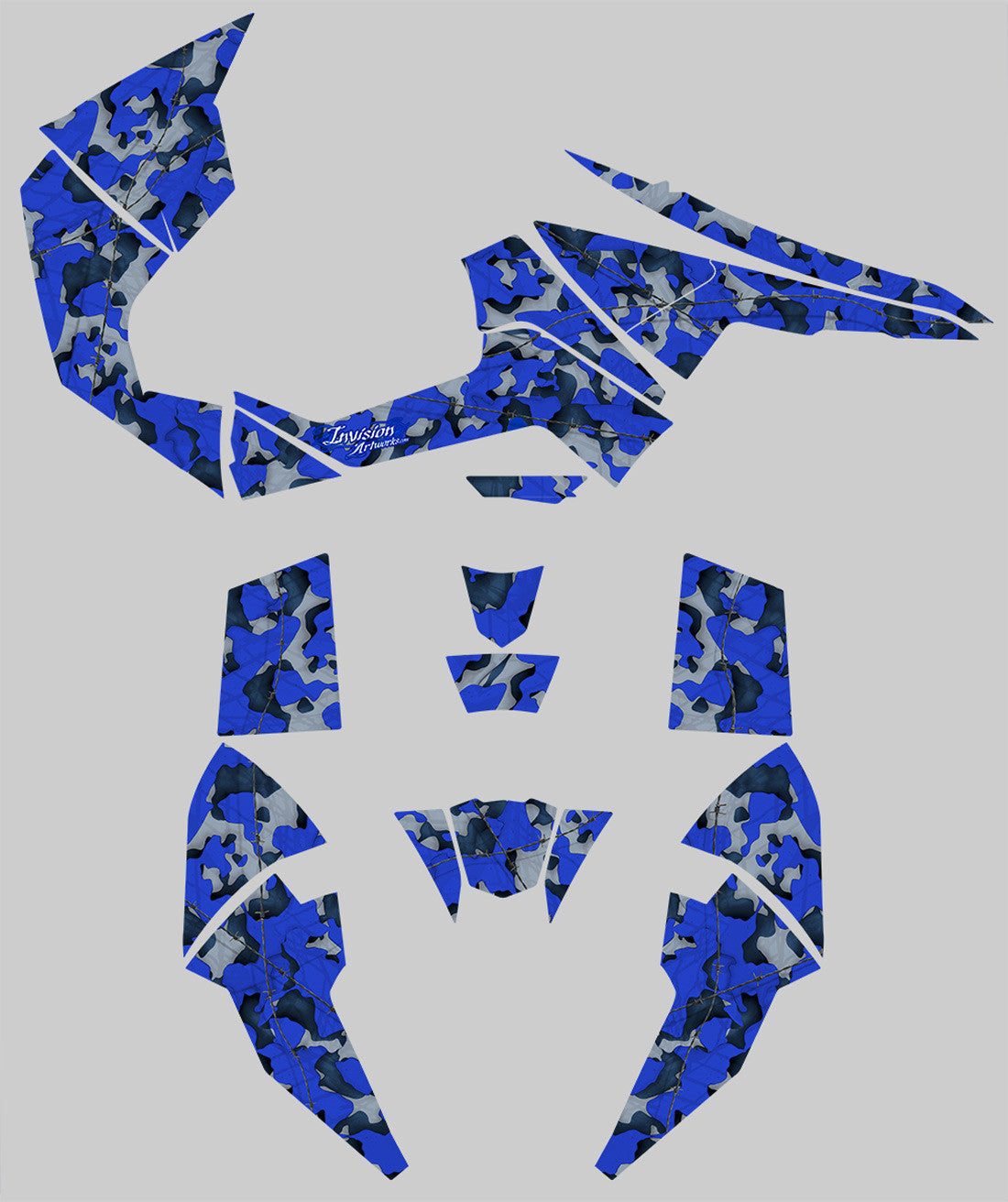 Camo - Blue Design