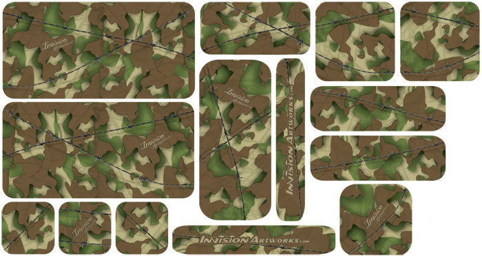 Camo Vector Sticker Camo Universal Sticker Set - Invision Artworks Powersports Graphics