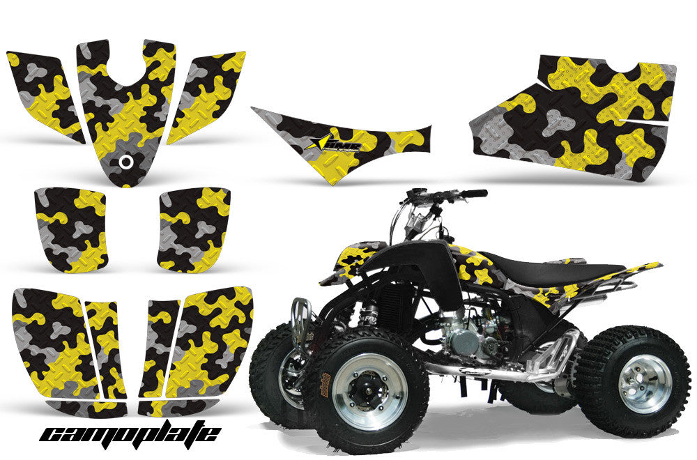 Camo Plate - Yellow Design