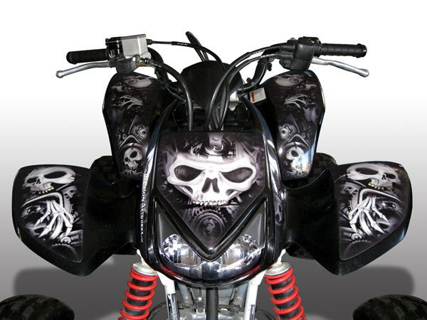 Head Creeps in Black Background