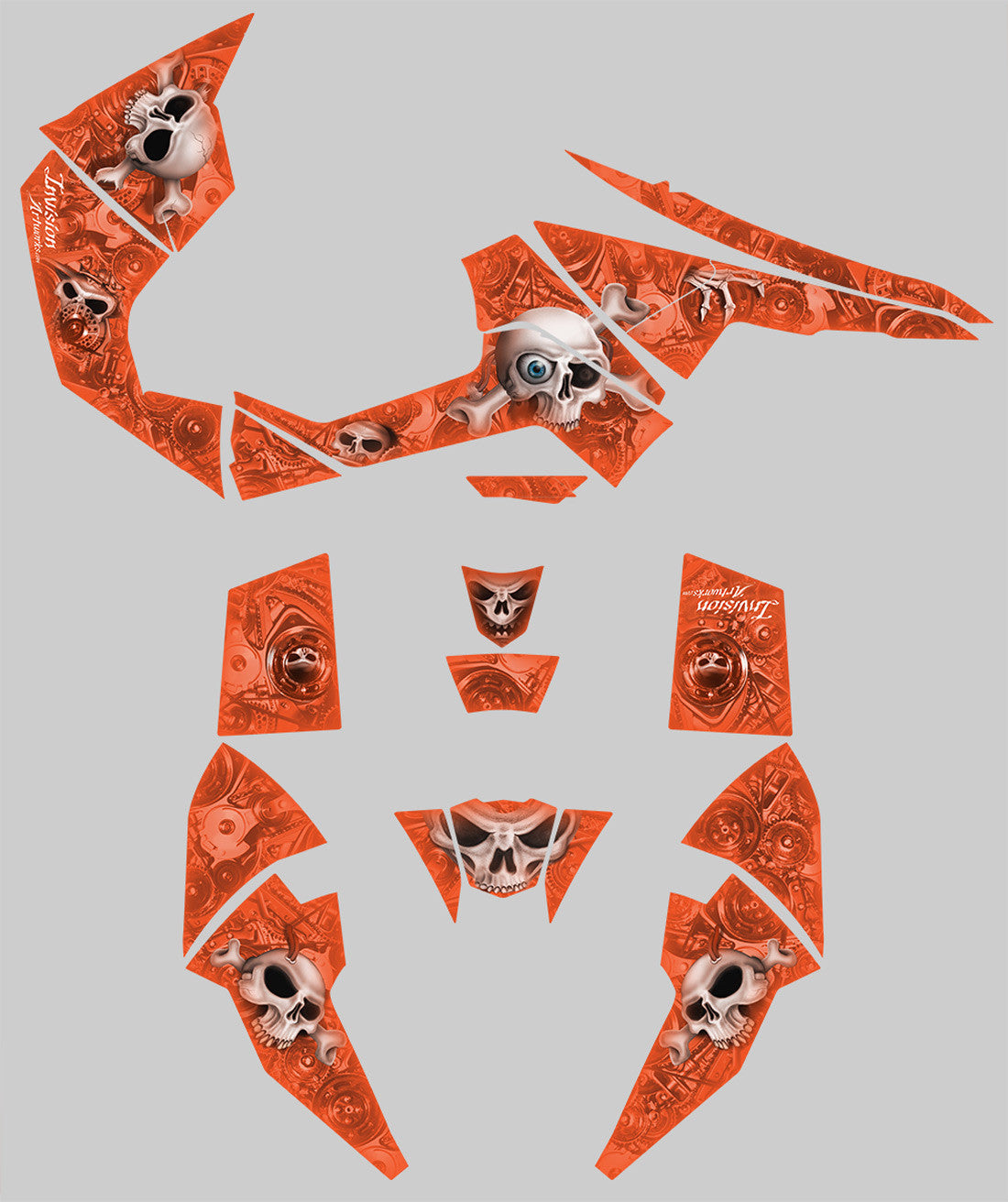 Head Creeps - Orange Design