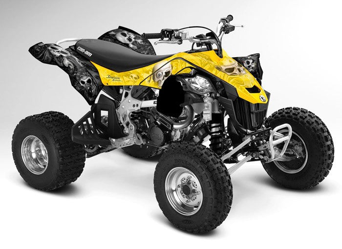 Head Creeps in Black & Yellow Background