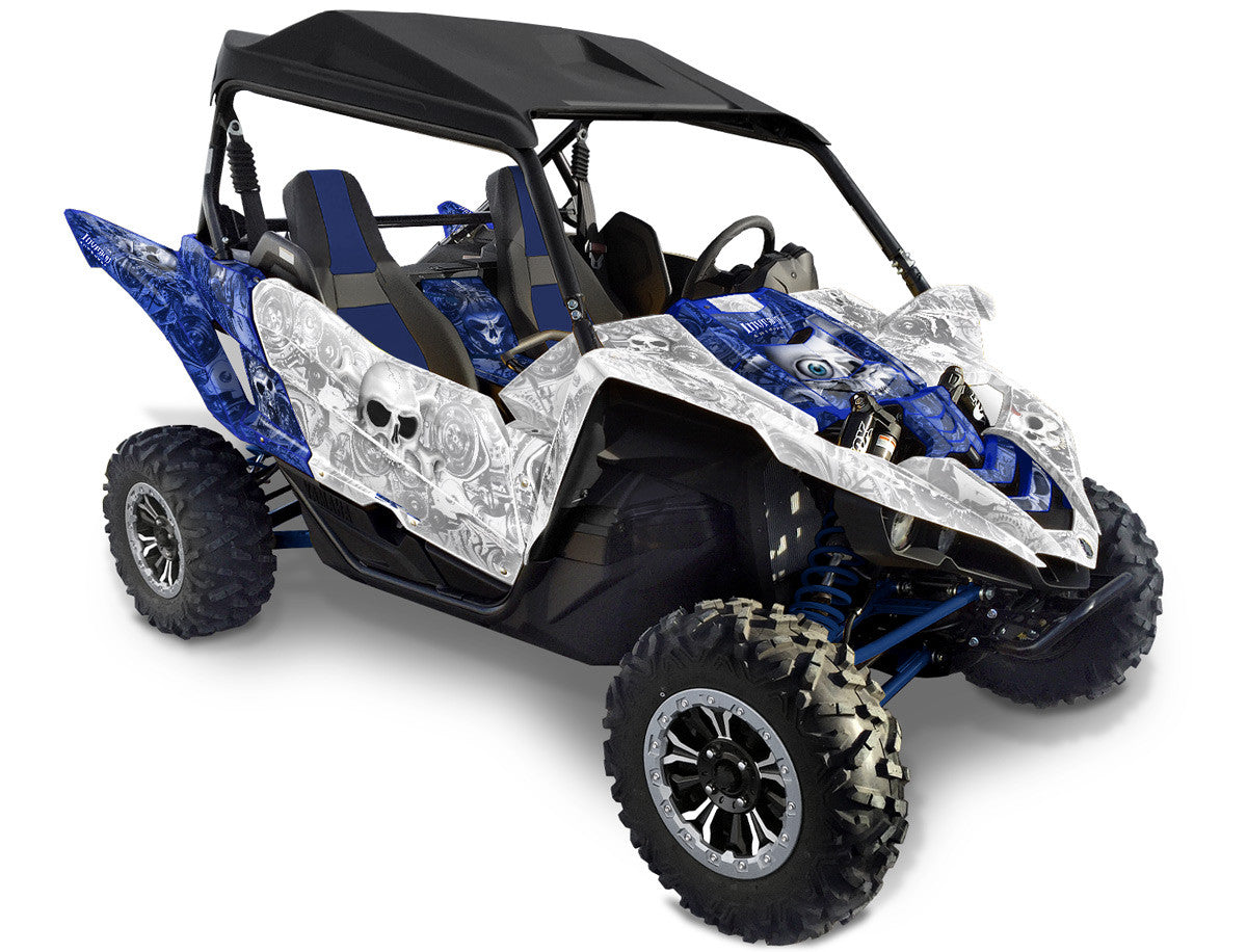 Head Creeps - Blue & White Design