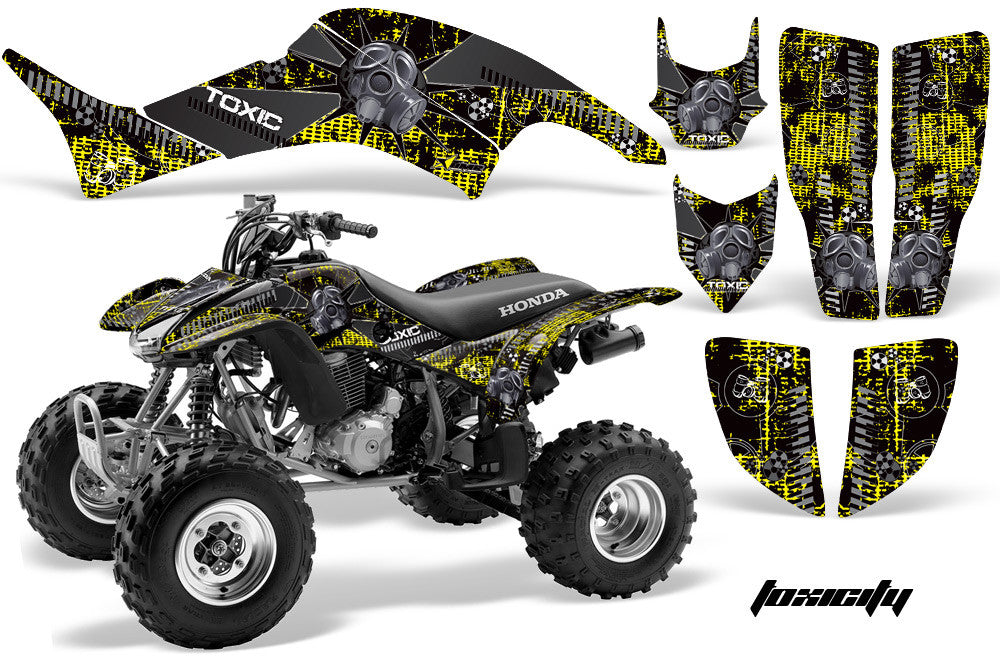 Toxicity - Yellow Background Silver Design