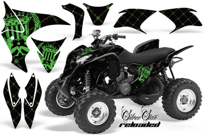 Reloaded - Black Background Green Design