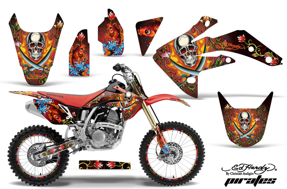 Pirates in Red Design (2007-2016) (Number Plate area and Rim Protectors Extra, see dropdown menu)