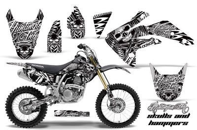 Skulls & Hammers White Design (2007-2016) (Number Plate area Extra, see dropdown menu)