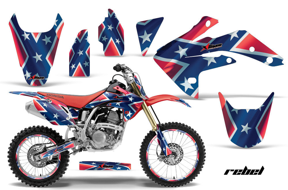 Rebel Flag - NO COLOR OPTION (2007-2016) (Number Plate area and Rim Protectors Extra, see dropdown menu)