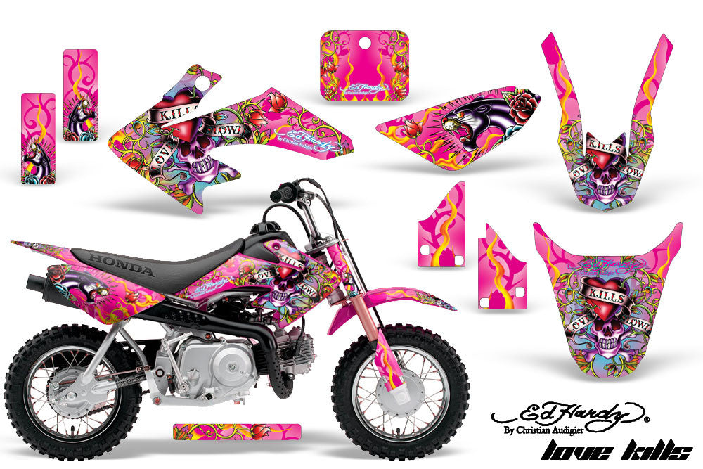 Kit déco Color: Pinky Honda HM 50cc SuderGraphics