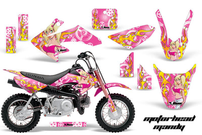 Motorhead Mandy - Pink Background Pink Design