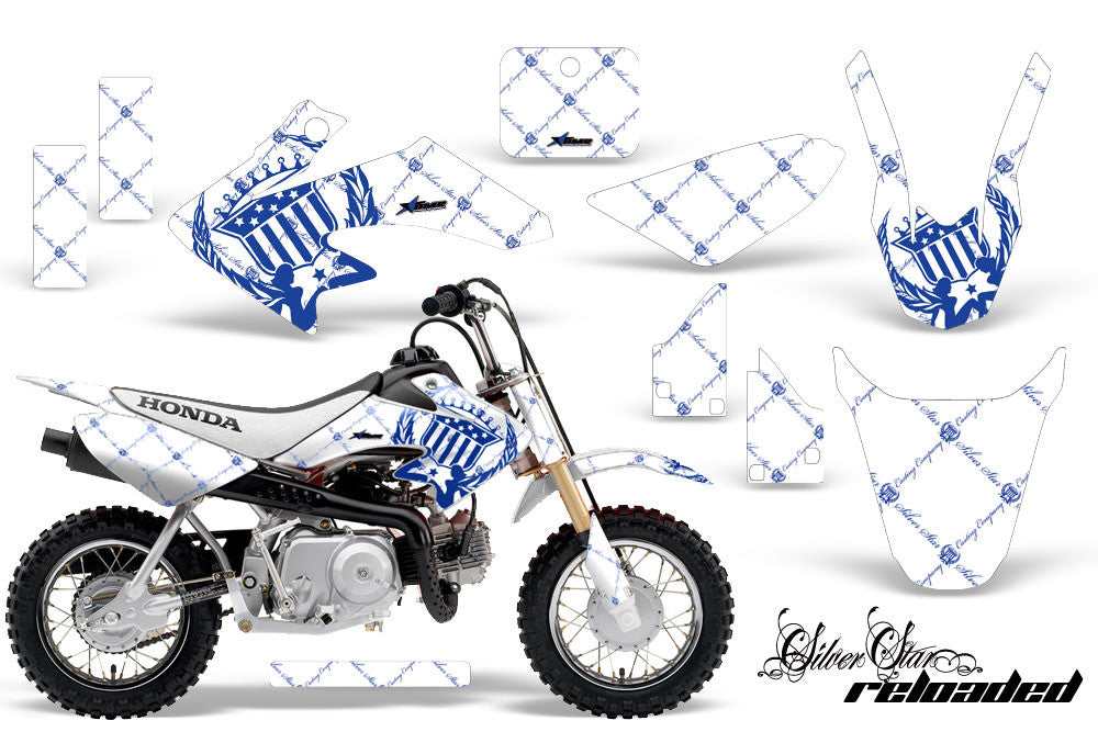 Reloaded - White Background Blue Design