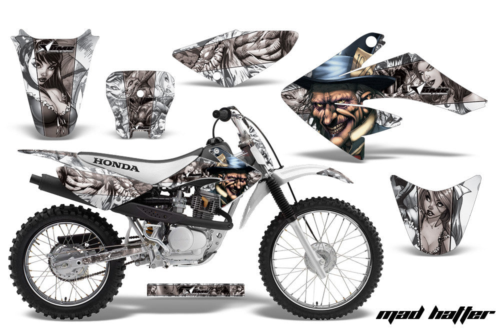 Mad Hatter - White Background Silver Design 2004-2010  CRF100