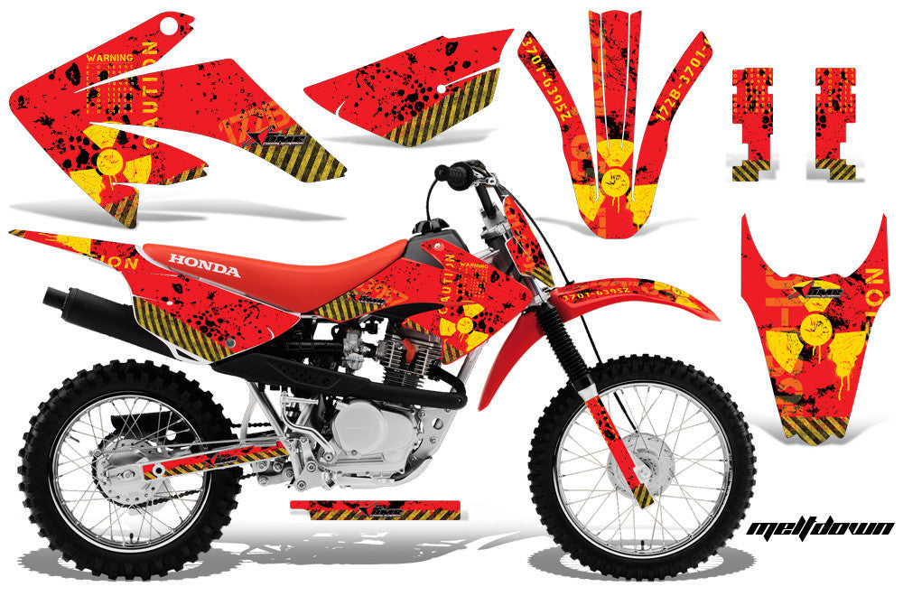 Meltdown - Red Background Yellow Design 2011-2015  CRF100