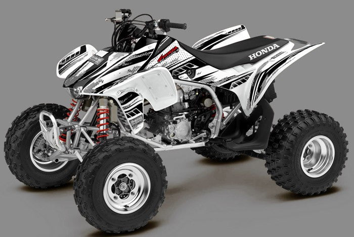 Racer X - White Background, Black Design