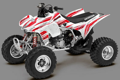 Racer X - White Background, Red Design