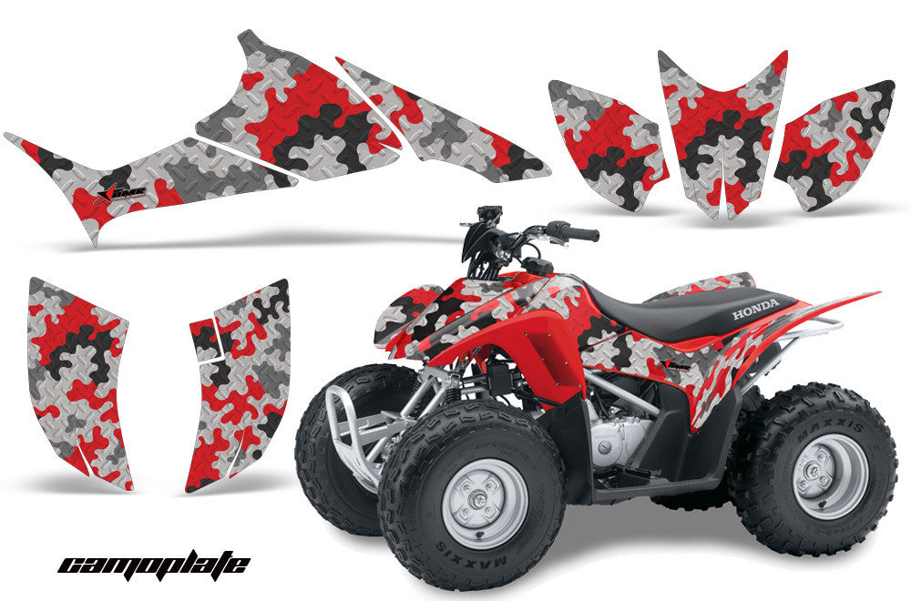 Camo Plate - Red Design